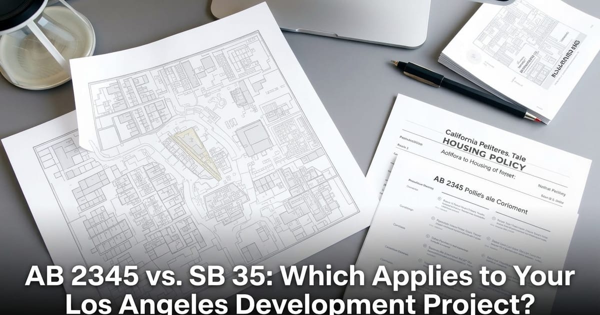 AB 2345 vs. SB 35: Which Applies to Your LA Project? | FOCAL Blog